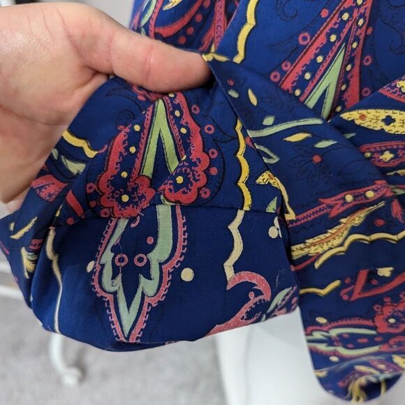 women's vintage dress floral hourglass handmade pencil skirt size 8 - Picture 3 of 11